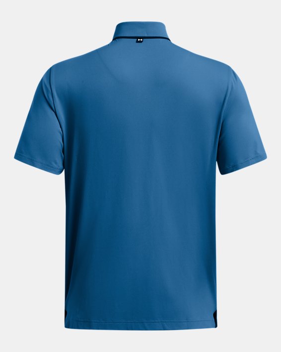 เสื้อโปโล UA Iso-Chill สำหรับผู้ชาย in Blue image number 4